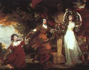 Sir Joshua Reynolds Ladies Adorning a Term of Hymen painting